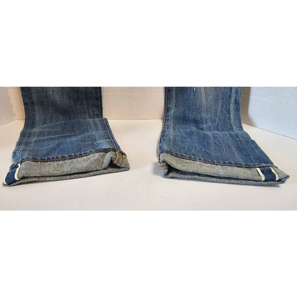 J.Crew Point Sur Jeans "Destroyed Klutey" SZ 24 Blue Distressed Straight - Picture 6 of 14